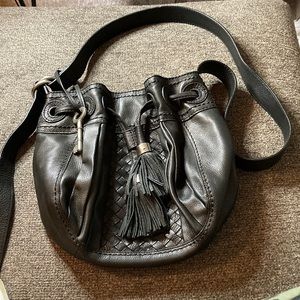 Fifty four fossil leather bag